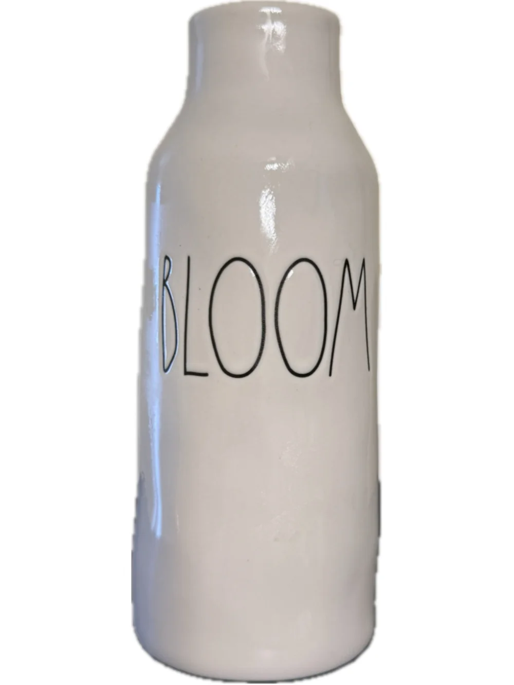 Rae Dunn BLOOM Vase Artisan Collection Magenta White Ceramic Farmhouse Decor